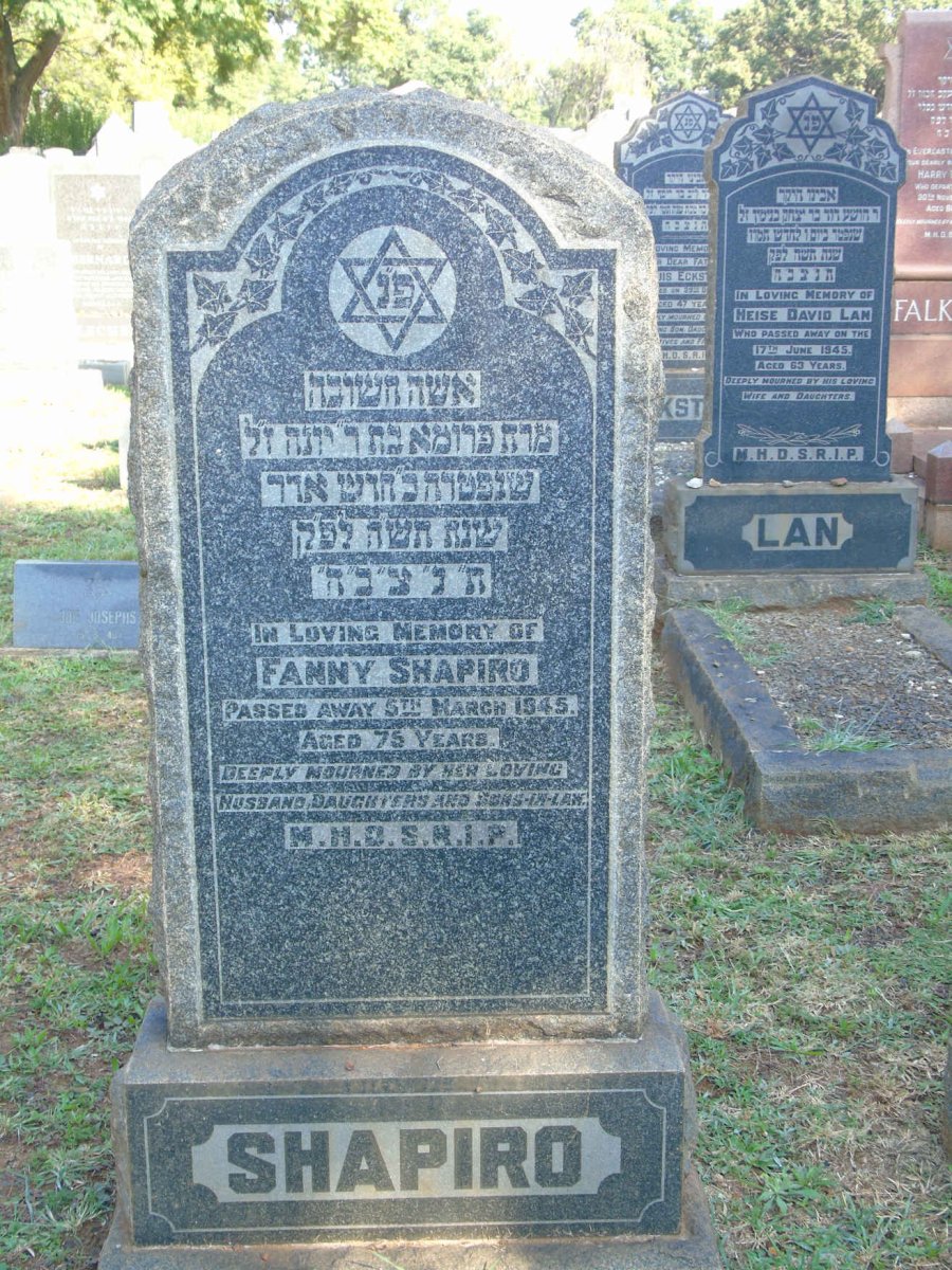 SHAPIRO Fanny -1945