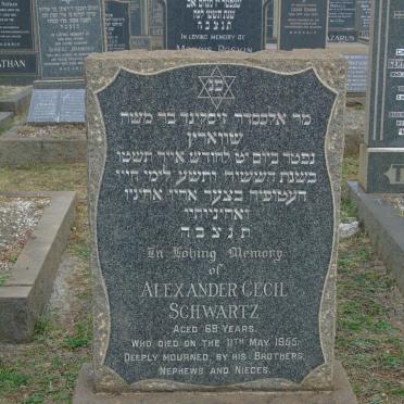 SCHWARTZ Alexander Cecil -1955