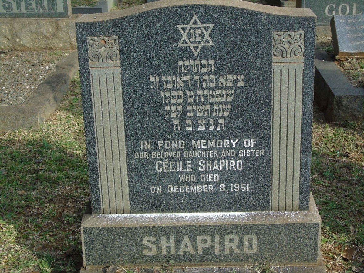 SHAPIRO Cecile -1951