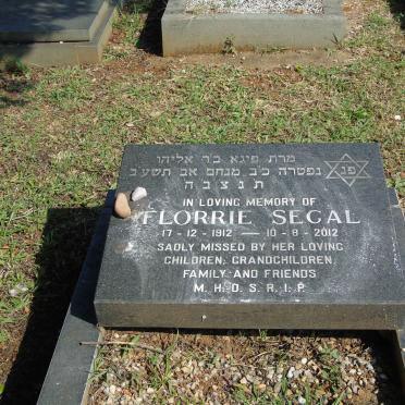 SEGAL Florrie 1912-2012