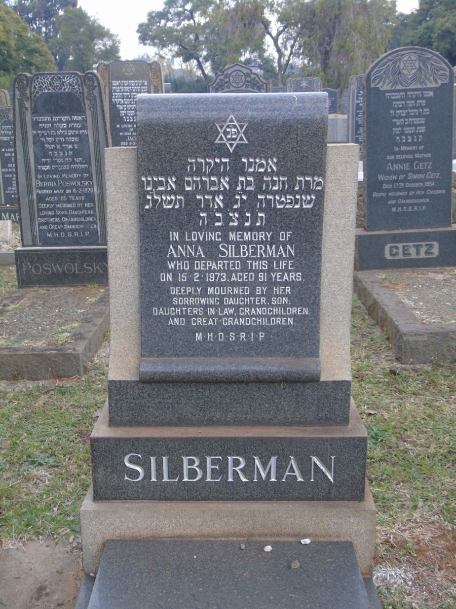 SILBERMAN Anna -1973