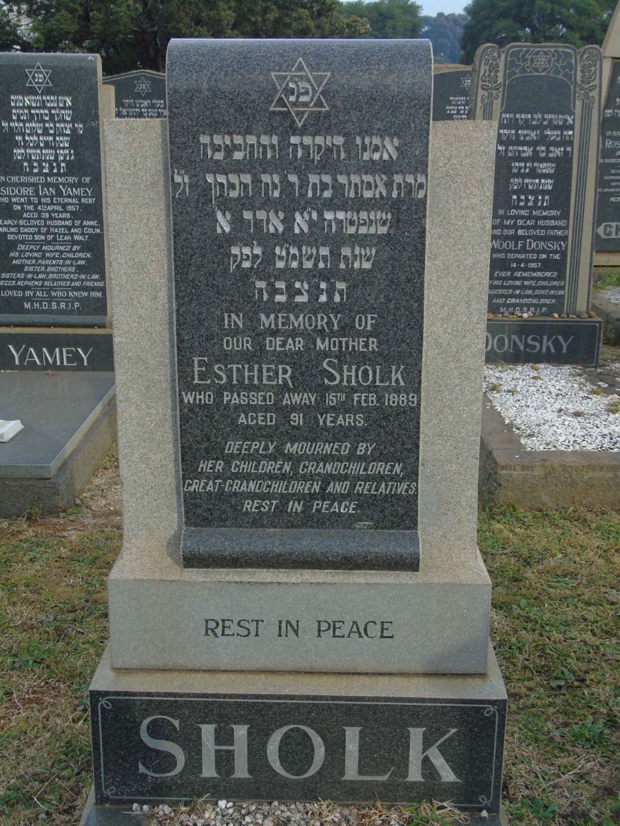 SHOLK Esther -1889