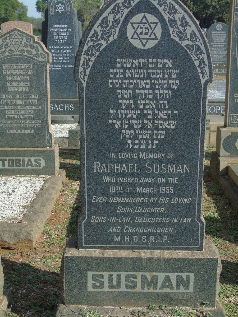 SUSMAN Raphael -1955