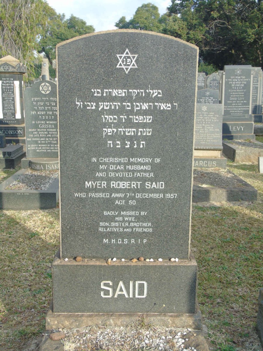 SAID Myer Robert -1957
