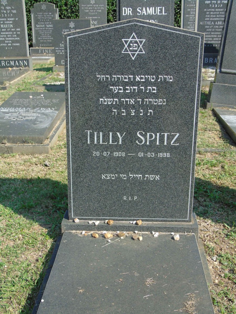 SPITZ Tilly 1908-1998
