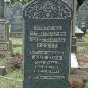 STERN Julie nee ENGEL 1873-1943