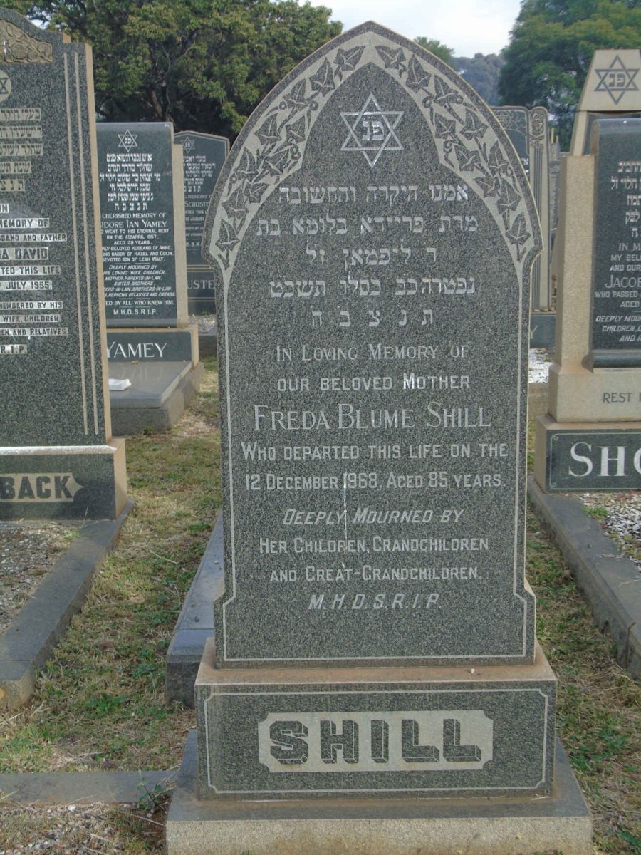 SHILL Freda Blume -1968
