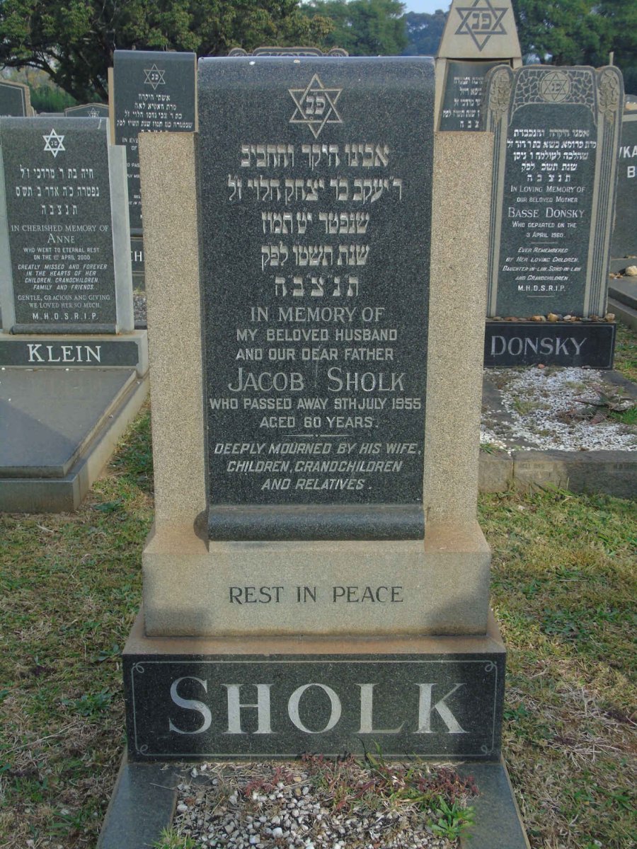 SHOLK Jacob -1955