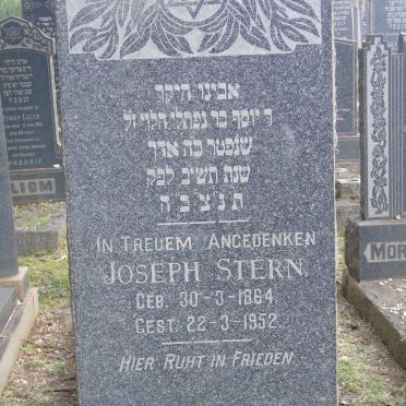 STERN Joseph 1864-1952