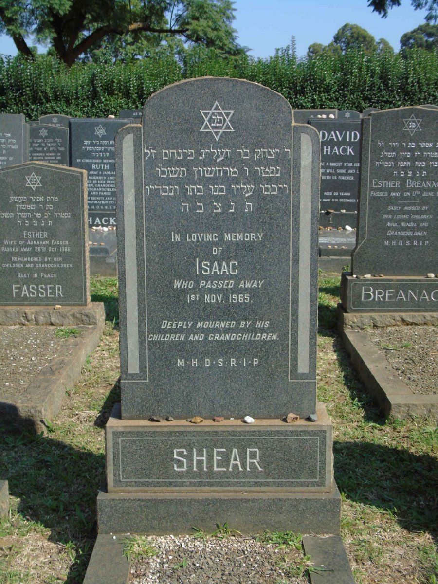 SHEAR Isaac -1965
