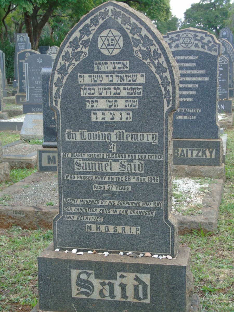 SAID Samuel -1945