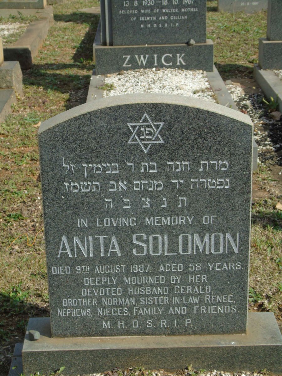 SOLOMON Anita -1987
