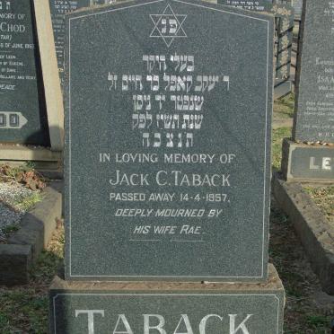 TABACK Jack C. -1957