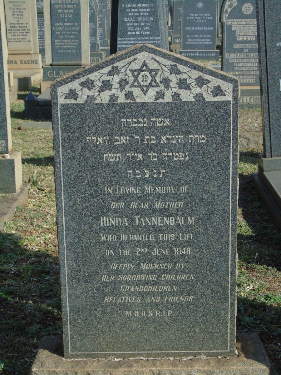 TANNENBAUM Hinda -1948