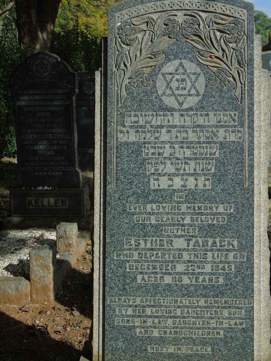 TABACK Esther -1945