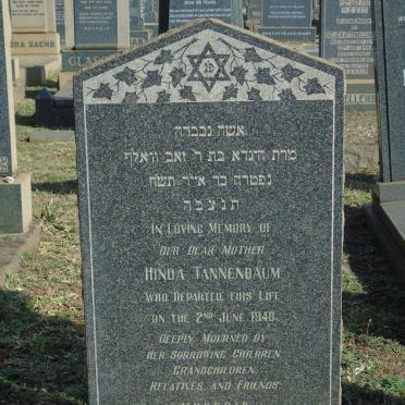 TANNENBAUM Hinda -1948