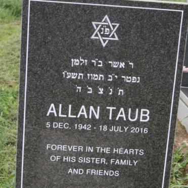 TAUB Allan 1942-2016