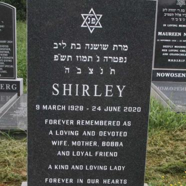VARDI Shirley 1928-2020