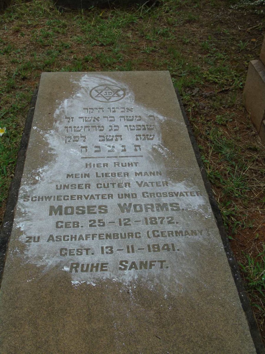 WORMS Moses 1872-1941