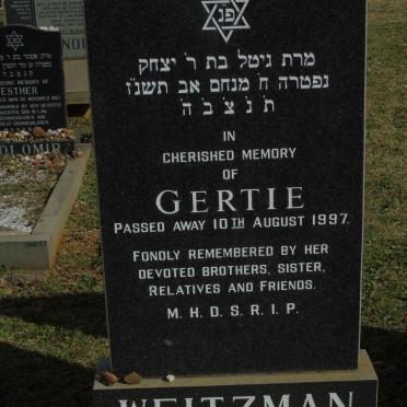 WEITZMAN Gertie -1997