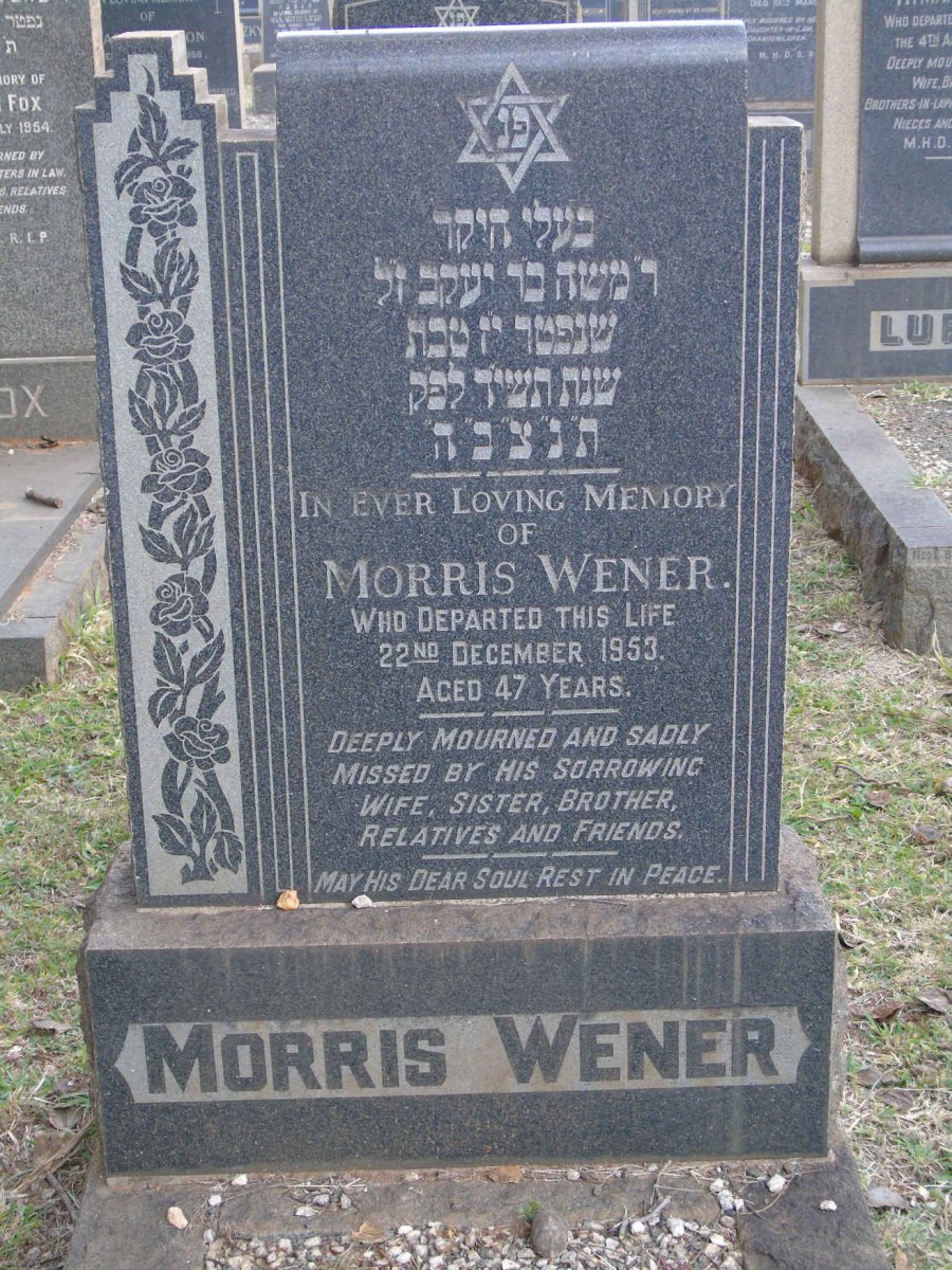 WENER Morris -1953
