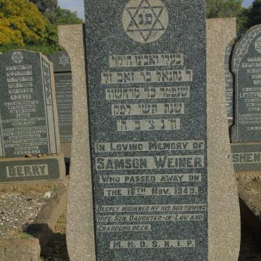 WEINER Samson -1949