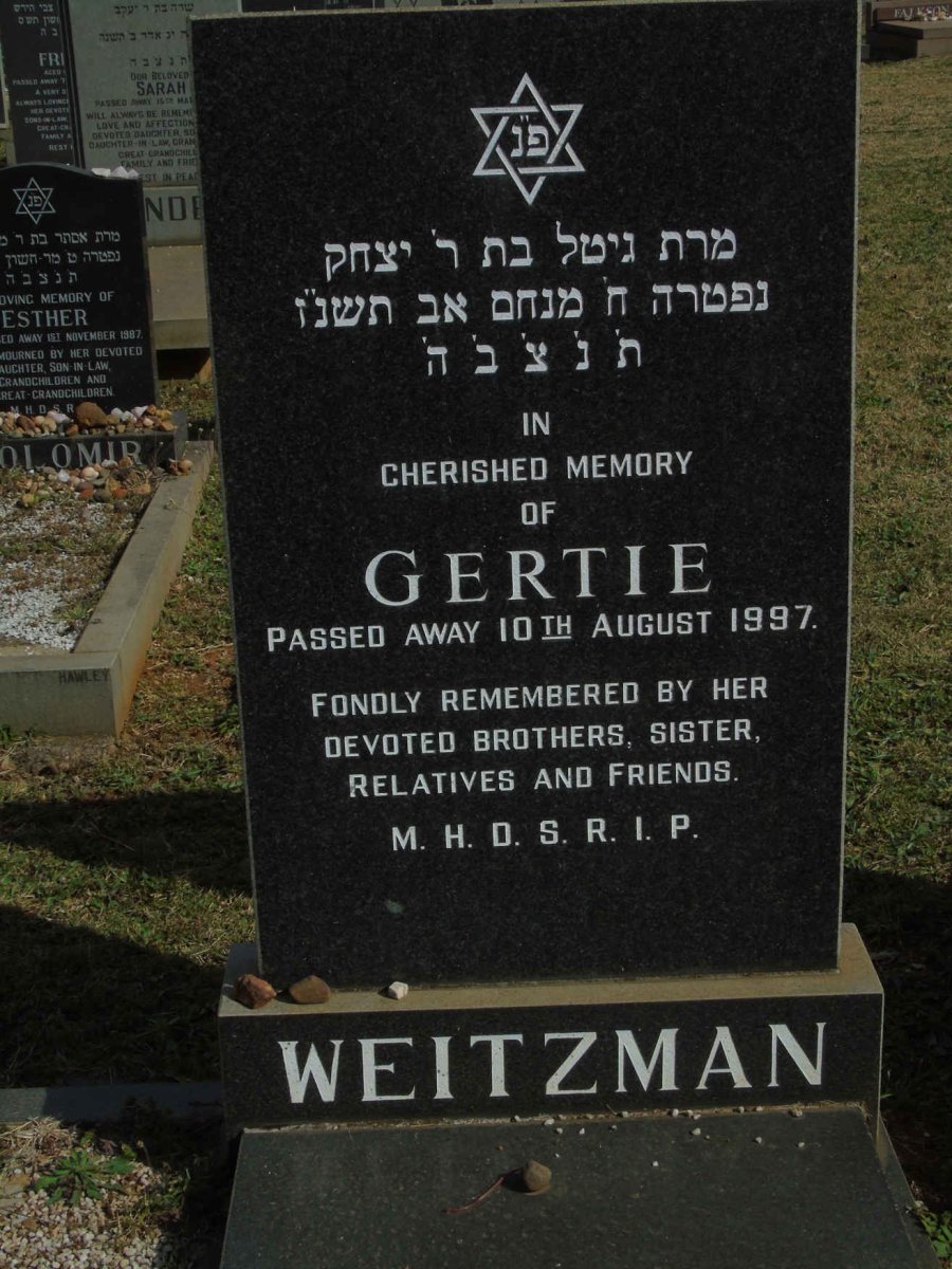 WEITZMAN Gertie -1997