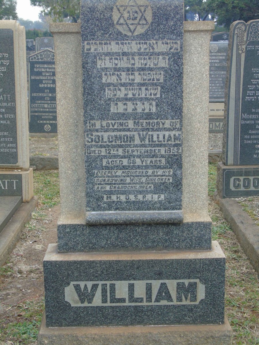 WILLIAM Solomon -1952