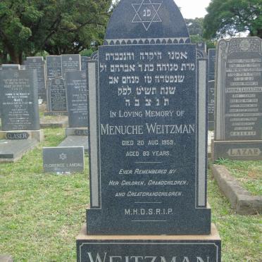 WEITZMAN Menuche -1959
