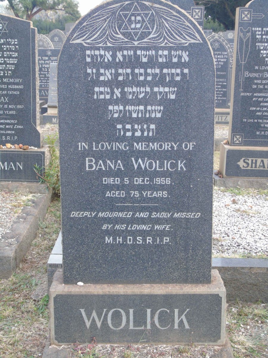 WOLICK Bana -1956