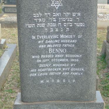 WASSERSTEIN Benno -1956