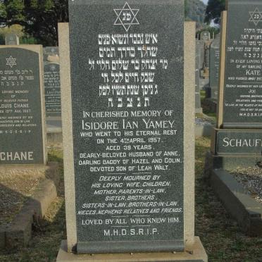 YAMEY Isidore Ian -1957