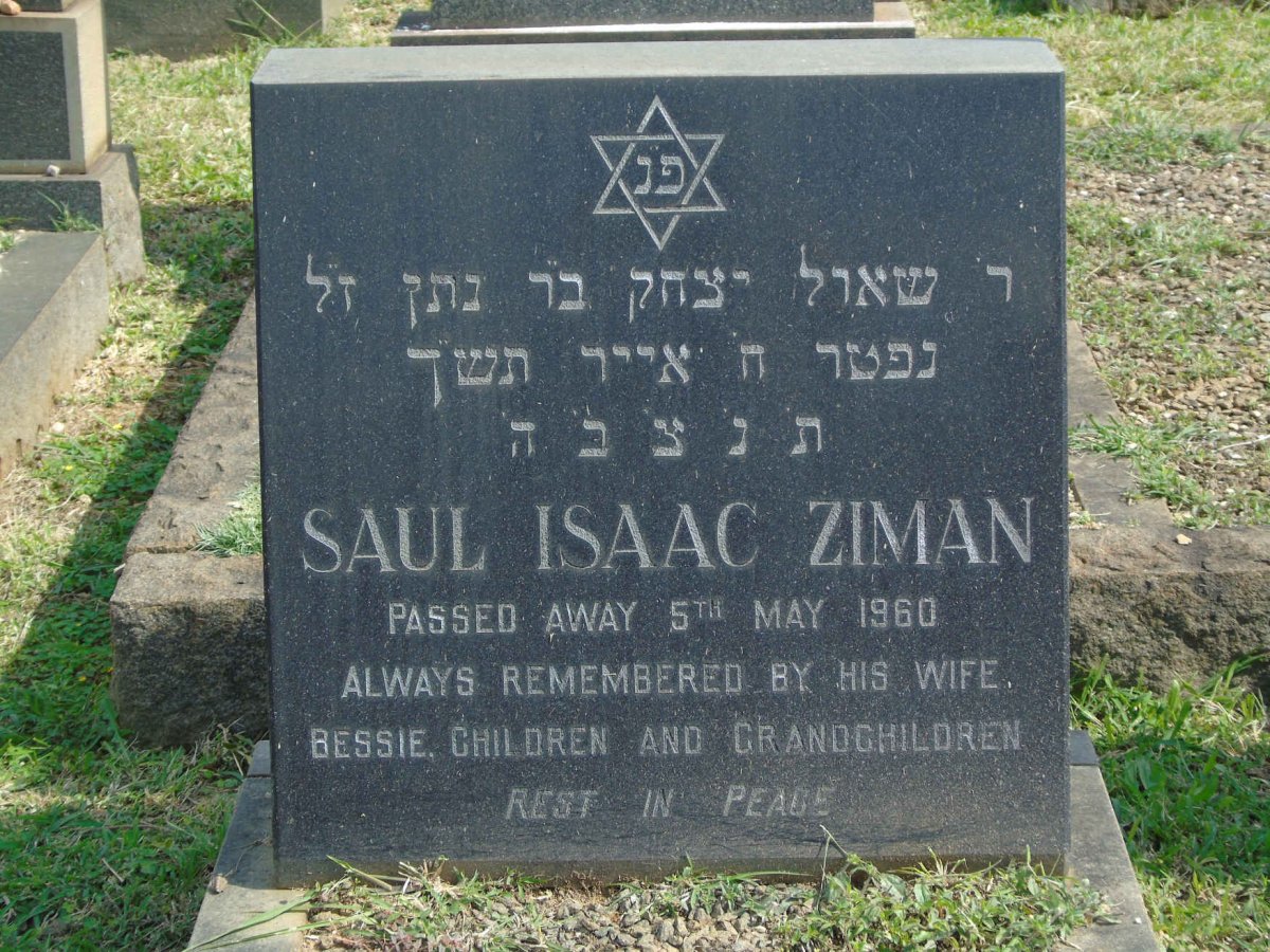 ZIMAN Saul Isaac -1960