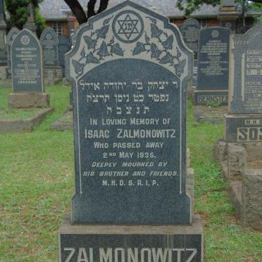 ZALMONOWITZ Isaac -1935