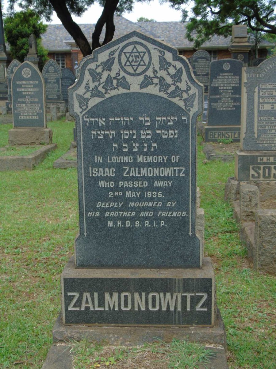 ZALMONOWITZ Isaac -1935