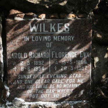 WILKES Harold Richard 1892-1954 & Florence Eva 1899-1997