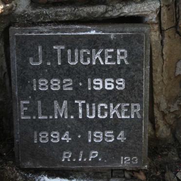 TUCKER J. 1882-1969 & E.L.M. 1894-1954