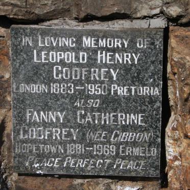 GODFREY Leopold Henry 1883-1950 & Fanny Catherine GIBBON 1881-1969