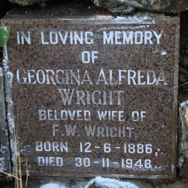WRIGHT Georgina Alfreda 1886-1948