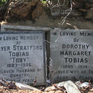 TOBIAS Meyer Stratford 1883-1956 :: TOBIAS Dorothy Margaret 1895-1974