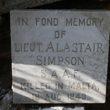 SIMPSON Alastair -1943