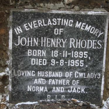RHODES John Henry 1895-1955