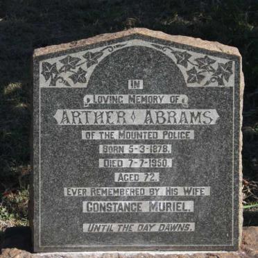 ABRAMS Arther 1878-1950