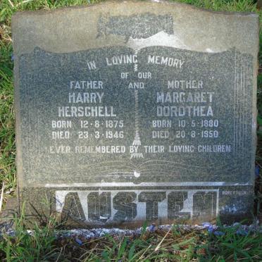 AUSTEN Harry Herschell 1875-1946 & Margaret Dorothea 1880-1950