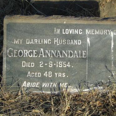 ANNANDALE George -1954