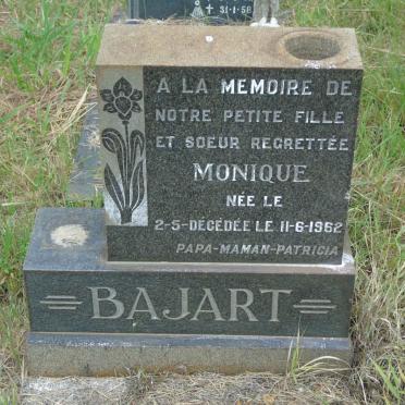 BAJART Monique 1962-1962