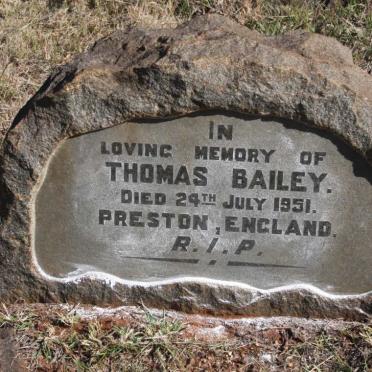 BAILEY Thomas -1951