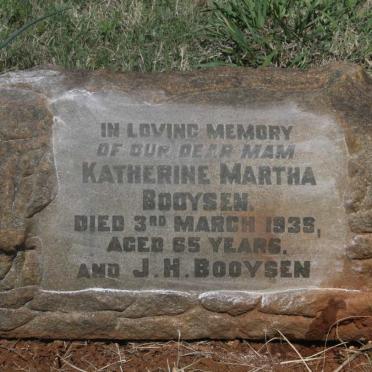BOOYSEN Katherine Martha -1935 :: BOOYSEN J.H. 