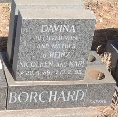 BORCHARD Davina 1969-1998