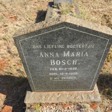 BOSCH Anna Maria 1930-1930